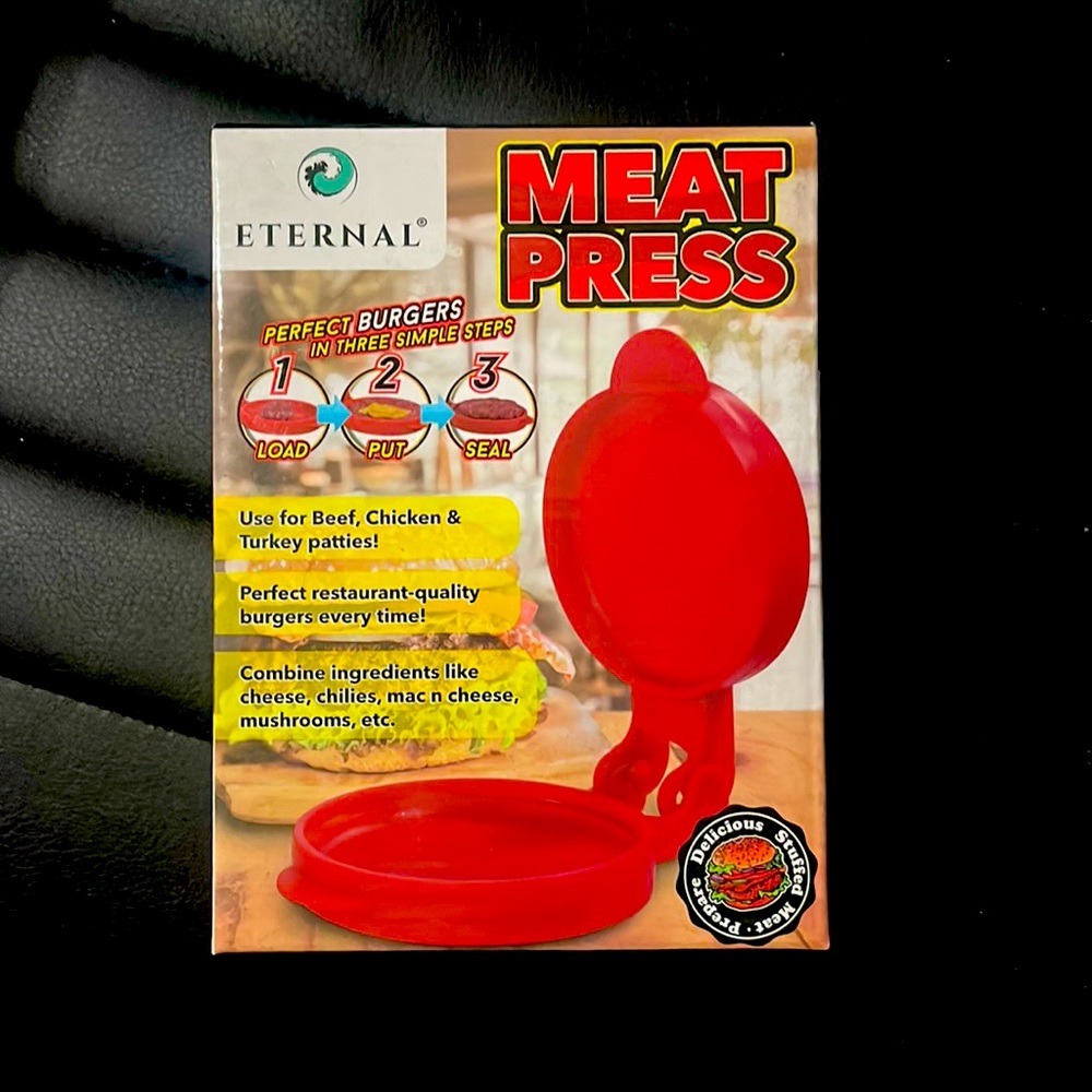 4 SET - MEAT PRESS — burger night!!!